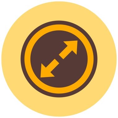 Ok. Web simgesi basit illüstrasyon