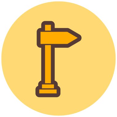 Yol tabelası. Basit tasarım