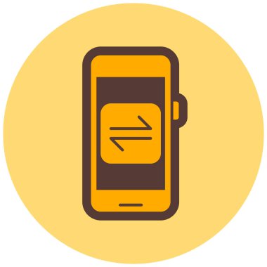 Cep telefonu. Basit resimleme