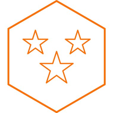 yıldız simgesi, vektör çizimi