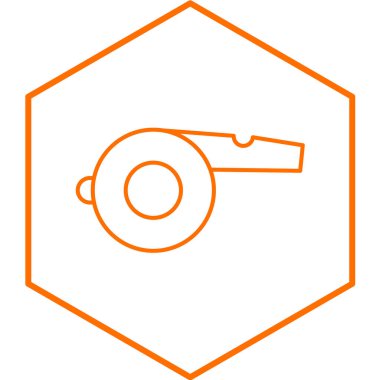 Modern simge vektör illüstrasyonunu ıslık çal 