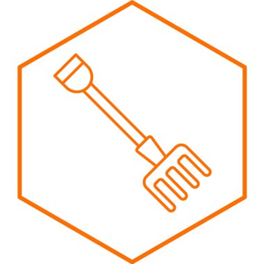 Çatal modern simge vektör çizimi 