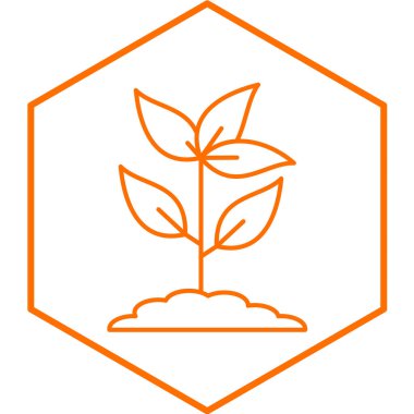 bitki modern ikon vektör illüstrasyonu 