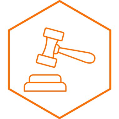 Modern simge vektör illüstrasyonunu yargıla 