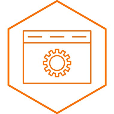 seo modern simgesinin vektör illüstrasyonu