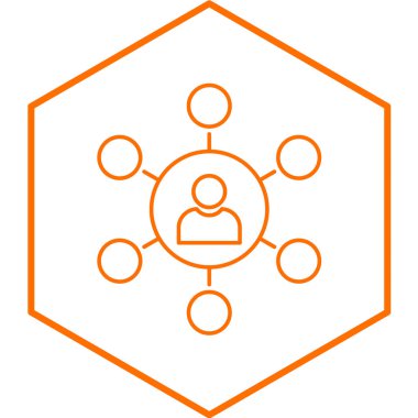 seo modern simgesinin vektör illüstrasyonu