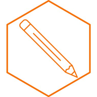 kalem simgesi vektör illüstrasyonu