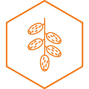 Gıda simgesinin vektör illüstrasyonu