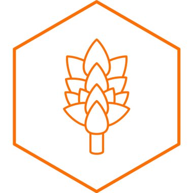 Mısır simgesinin vektör illüstrasyonu