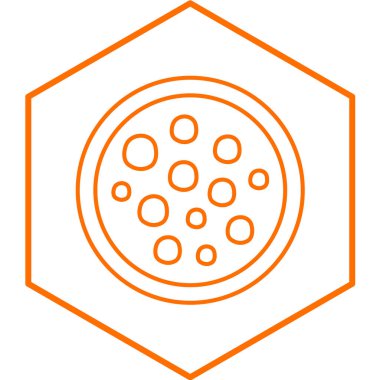 Bir levhanın izole edilmiş çizgi simgesinin gösterimi