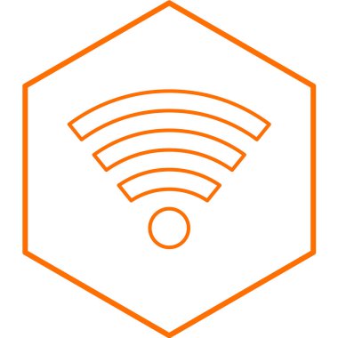 wifi simgesi vektör illüstrasyonu