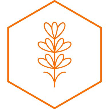 Lavanta modern ikon vektör çizimi