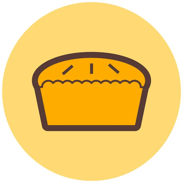 Brot Moderne Icon Vektor Illustration — Stockvektor