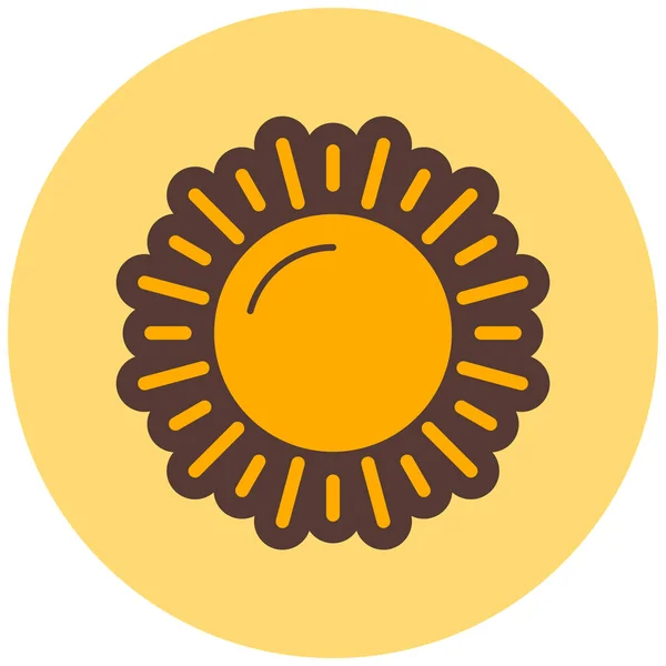 太陽のアイコンベクトル図 — ストックベクタ