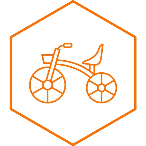 Bicicleta Moderna Ícone Vetor Ilustração — Vetor de Stock
