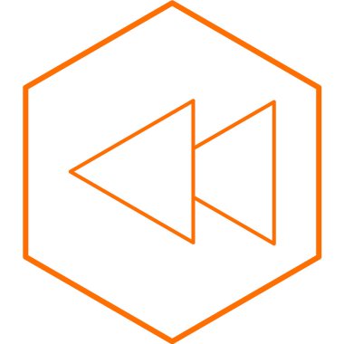 Not Geriye doğru simgesinin vektör illüstrasyonu