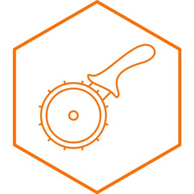 Pizza Kesicinin vektör illüstrasyonu