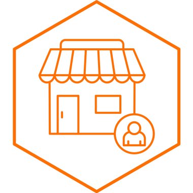 Sahiplik simgesinin vektör illüstrasyonu