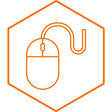 Bilgisayar faresi simgesi. Vektör illüstrasyonu