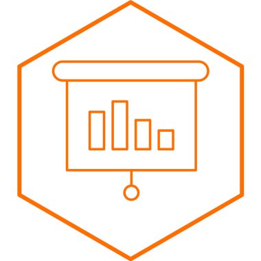 çubuk çizelgesi vektör illüstrasyonu