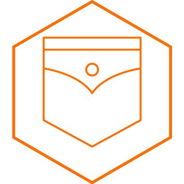 Cep simgesinin vektör illüstrasyonu