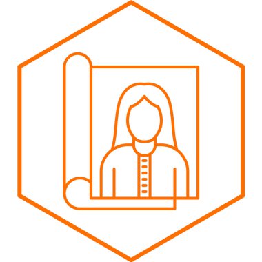 Dergi simgesinin vektör illüstrasyonu