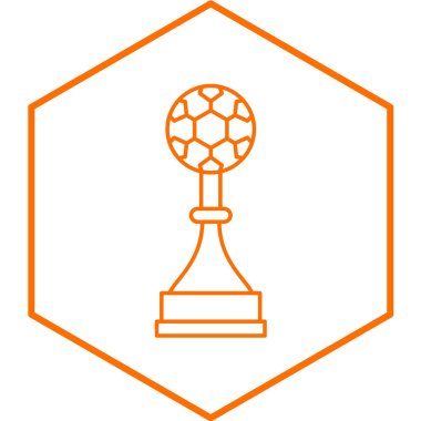 futbol topu ikonu vektör illüstrasyonu