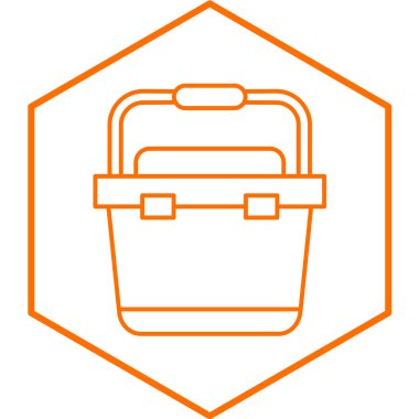 Araç kutusu simgesinin vektör illüstrasyonu