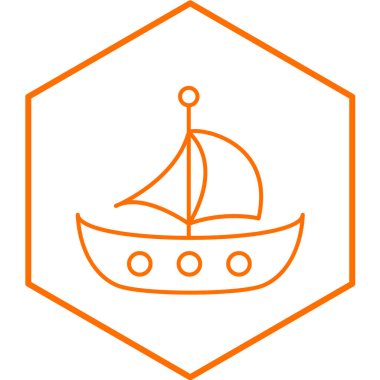 Tek bir simgenin vektör illüstrasyonu