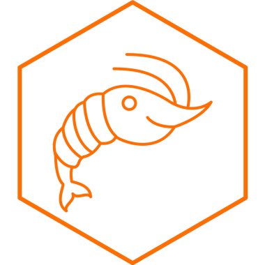 balık simgesi vektör illüstrasyonu