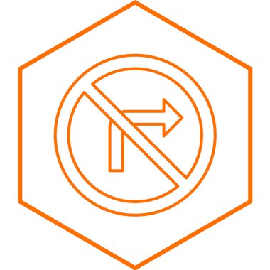 Beyaz arkaplanda izole edilmiş hiçbir park simgesi yok. vektör illüstrasyonu