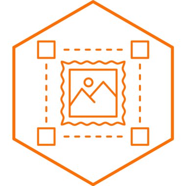 Fotoğraf düzenleme simgesi, vektör illüstrasyonu. düz tasarım biçimi