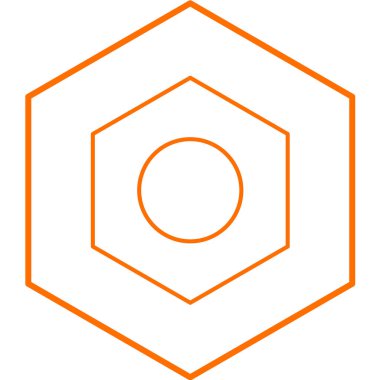 Fındık simgesi beyaz arkaplanda izole edildi. vektör illüstrasyonu