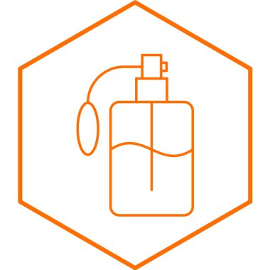 Bir gaz kutusu simgesinin vektör illüstrasyonu