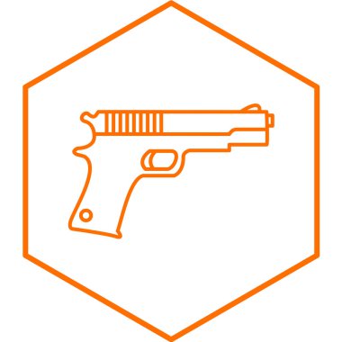 Askeri simgenin vektör illüstrasyonu