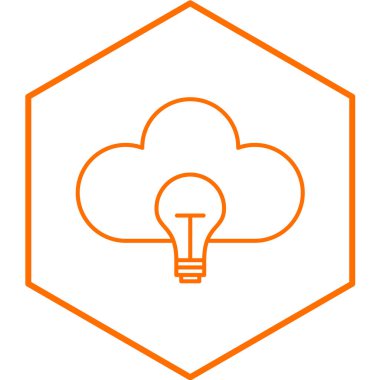 Bulut simgesi tasarım vektör