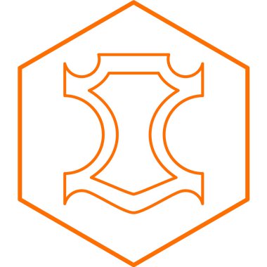 deri işaret simgesi, basit tasarım vektör çizimi