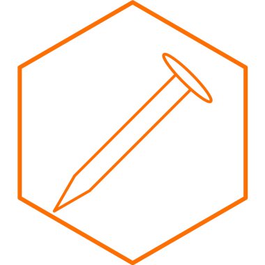 Yapı ve onarım simgesinin vektör illüstrasyonu