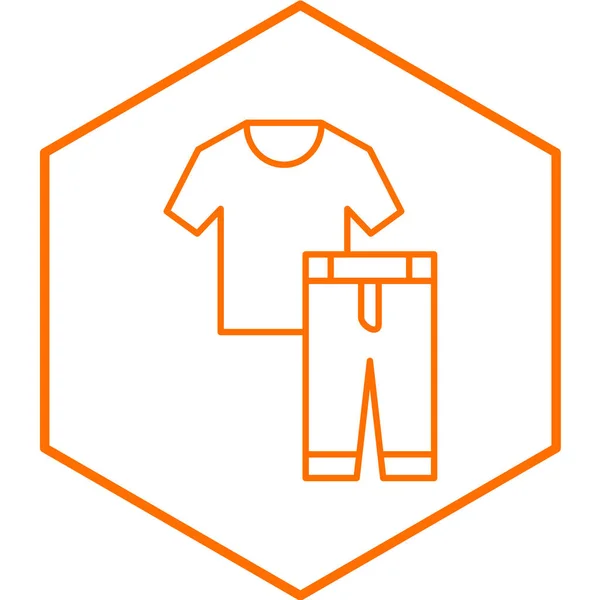 Icona Del Panno Illustrazione Contorno Del Logo Del Vettore Dei — Vettoriale Stock