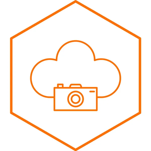 Cloud Computing Pictogram Vector Illustratie — Stockvector