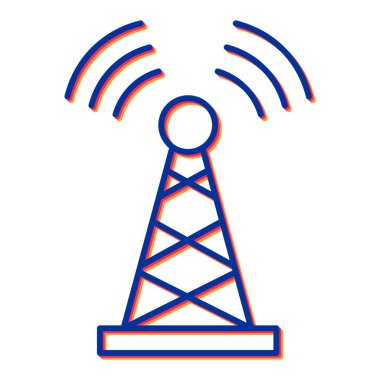 anten simgesi vektör illüstrasyonu