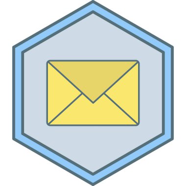 posta simgesi, vektör illüstrasyonu