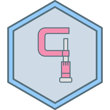 Bir inşaat simgesinin vektör illüstrasyonu