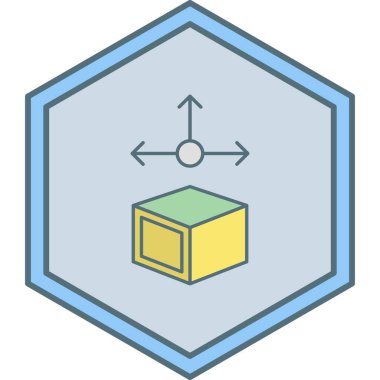 Seo ve teknoloji simgesinin vektör illüstrasyonu