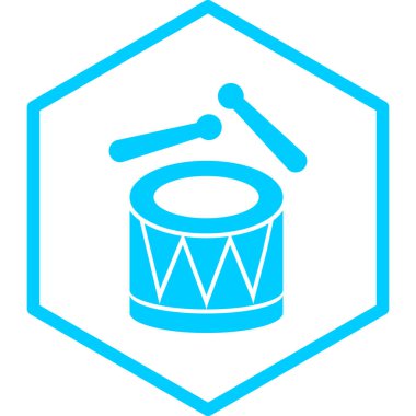 davul. Web simgesi basit tasarım