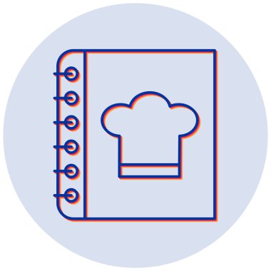 Tarif ikonu. vektör illüstrasyonu