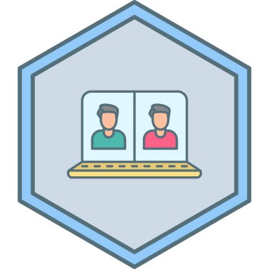 İnsan simgesinin vektör illüstrasyonu