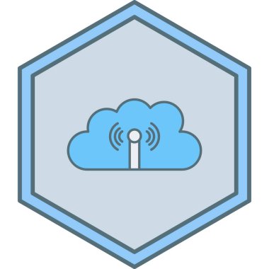 Bulut hesaplama. Web simgesi