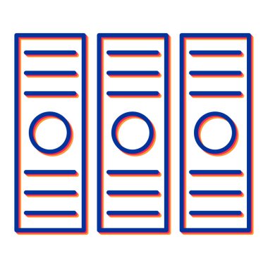 Belge simgesinin vektör illüstrasyonu