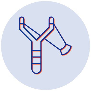 Sapan. Web simgesi basit illüstrasyon